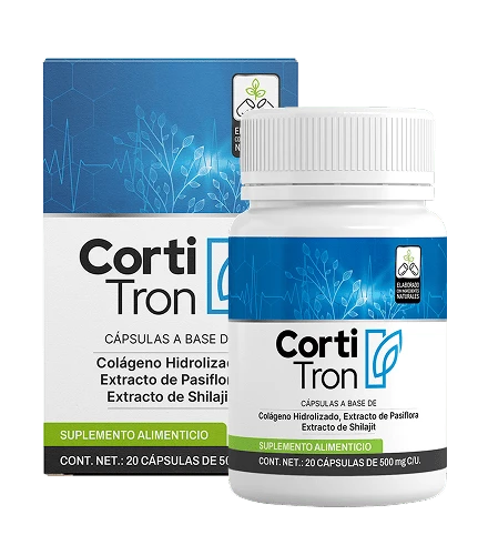 Presentación de Cortitron antiedad